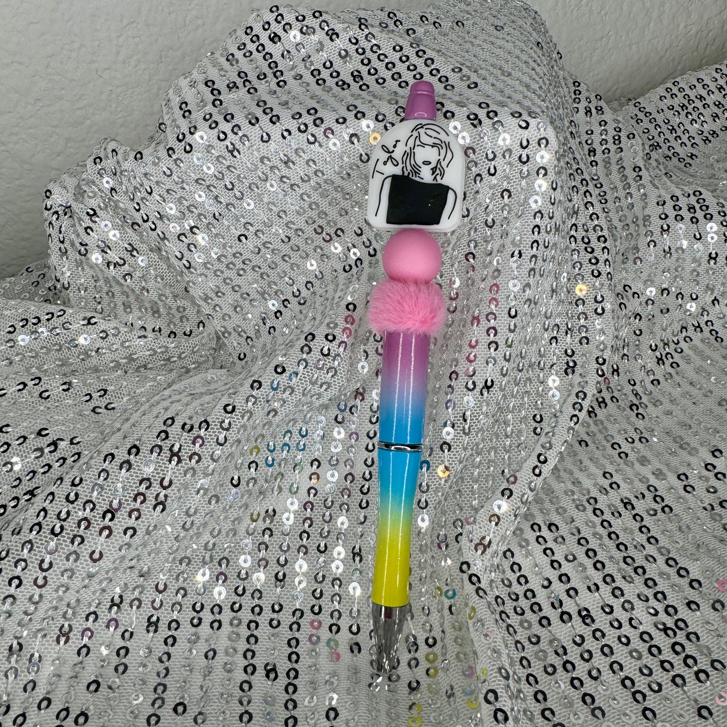 Tay Rainbow Beaded Pen