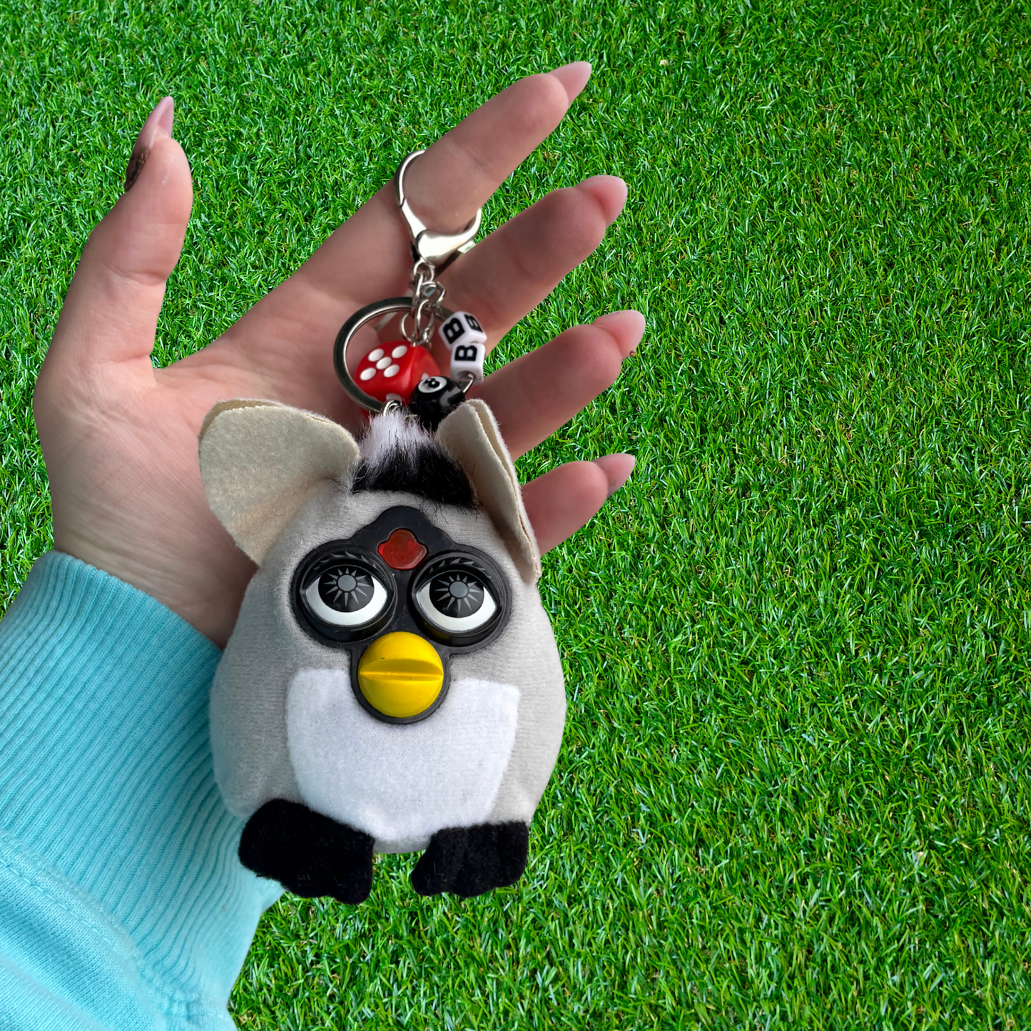 Nostalgic Vintage McDonalds Furby Toy Keychain 2000s
