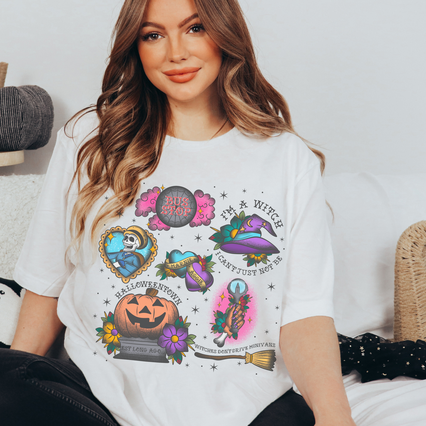 Bus Stop Retro Tattoo Sweatshirt or T Shirt