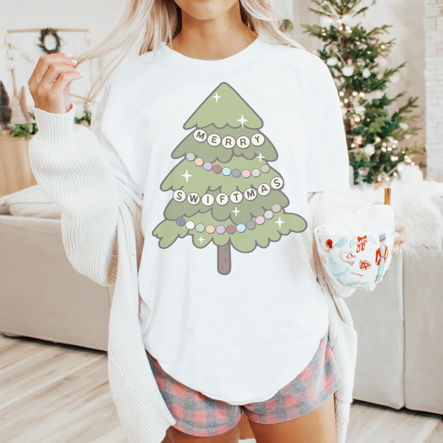 Swiftmas Tree Retro Sweatshirt or T Shirt