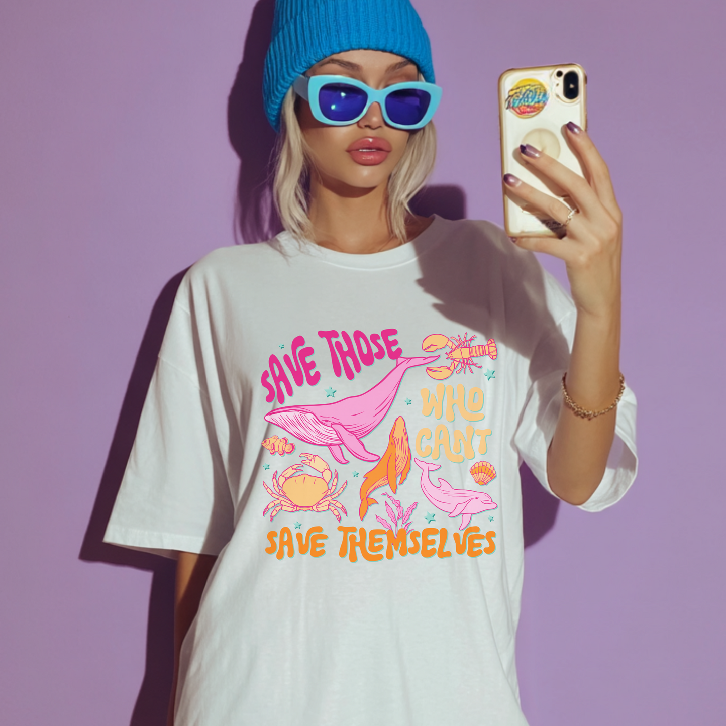 Save Those Who Can't Save Themselves Retro T Shirt or Sweatshirt