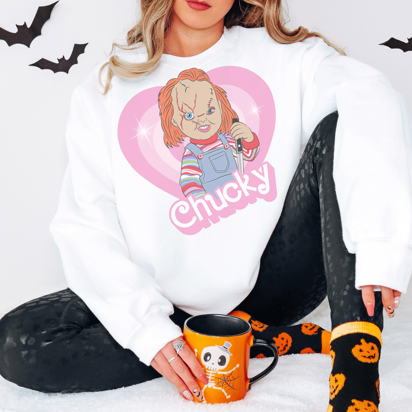 Individual Horror Heart Retro Sweatshirt