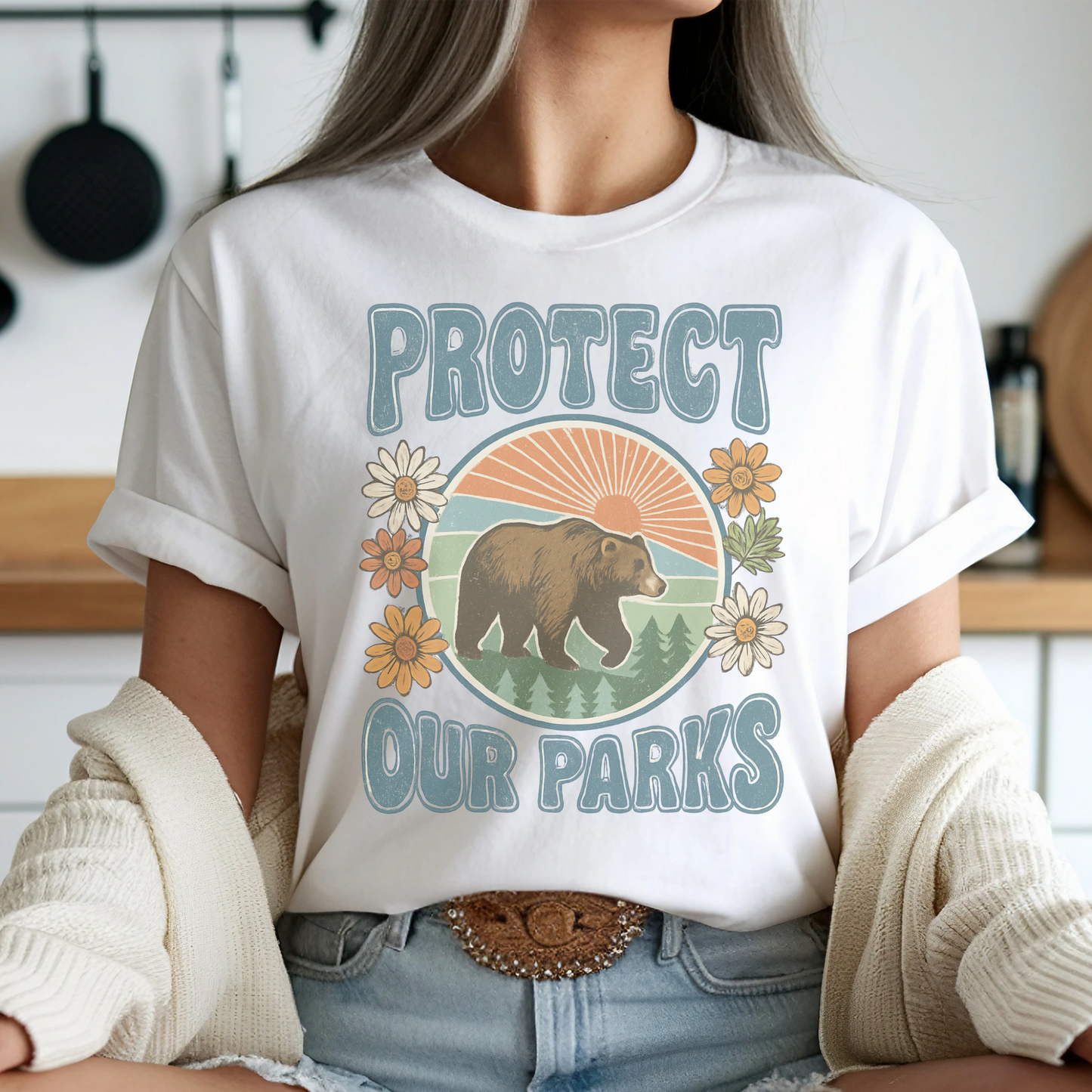 Protect Our Parks Retro T Shirt or Sweatshirt