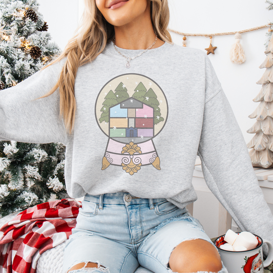 Snowglobe  Retro Sweatshirt or T Shirt