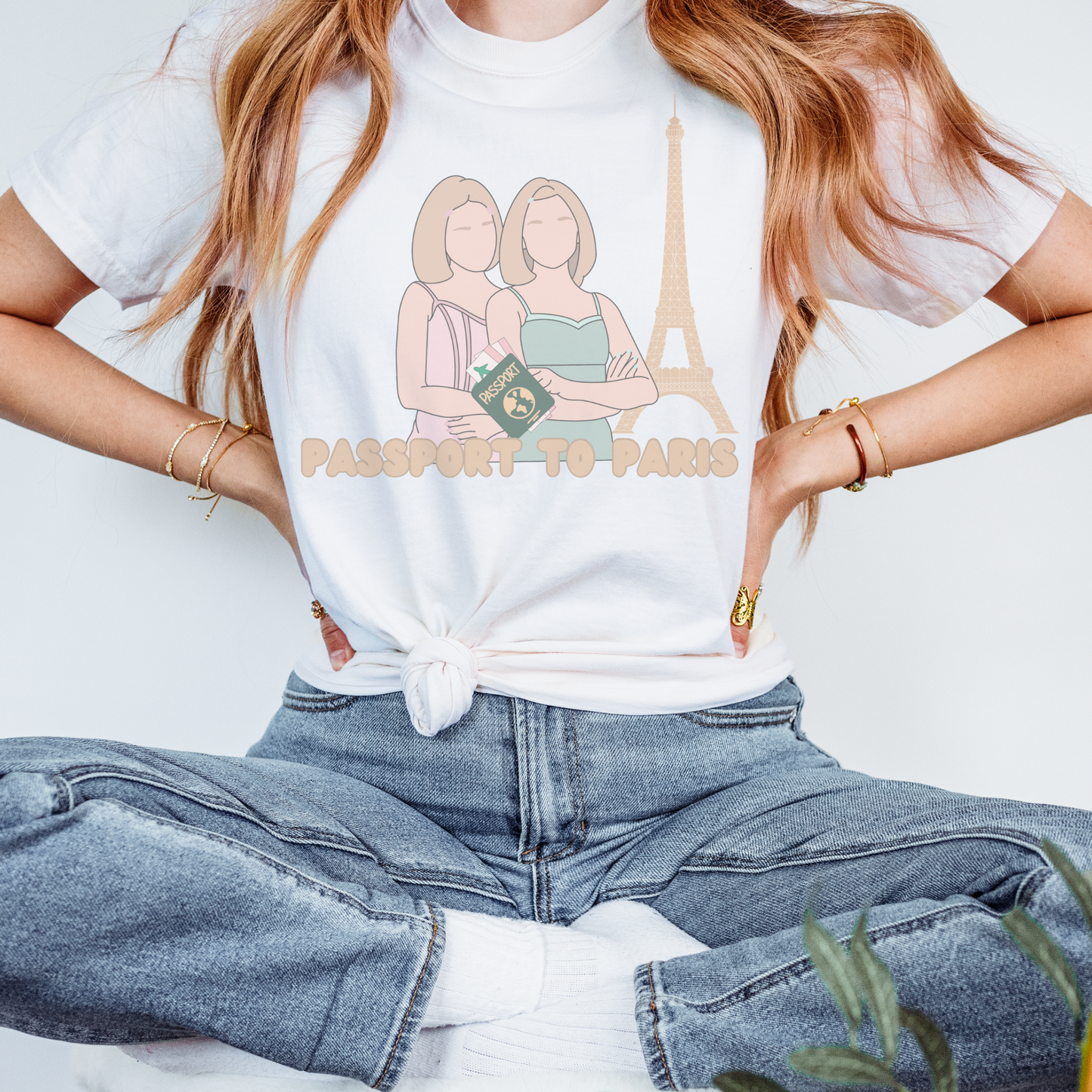 Paris Retro Sweatshirt or T Shirt