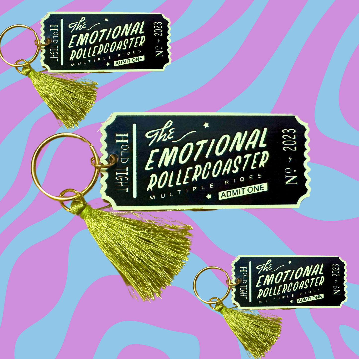 Emotional Rollercoaster Keychain