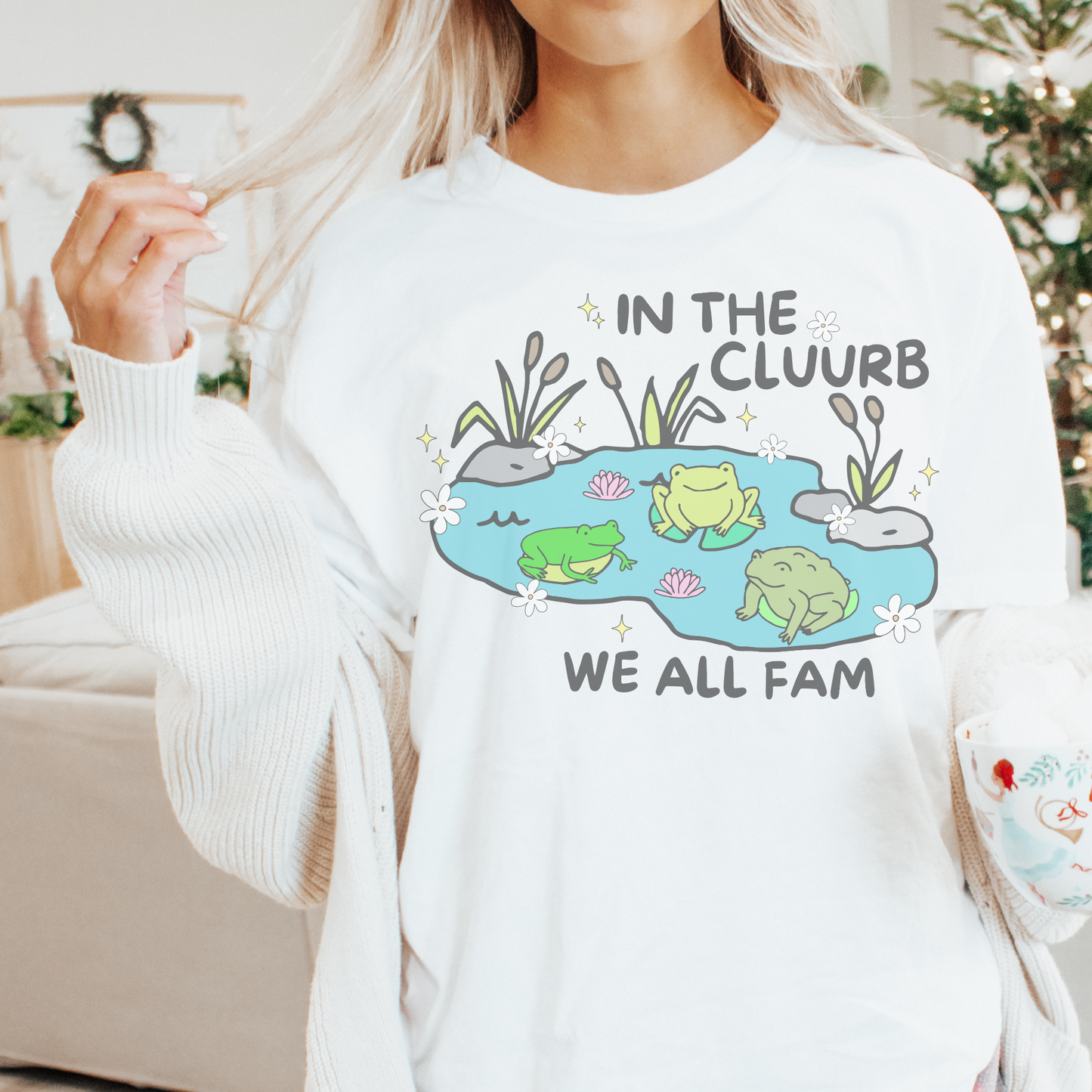 We All Fam Retro Sweatshirt or T Shirt