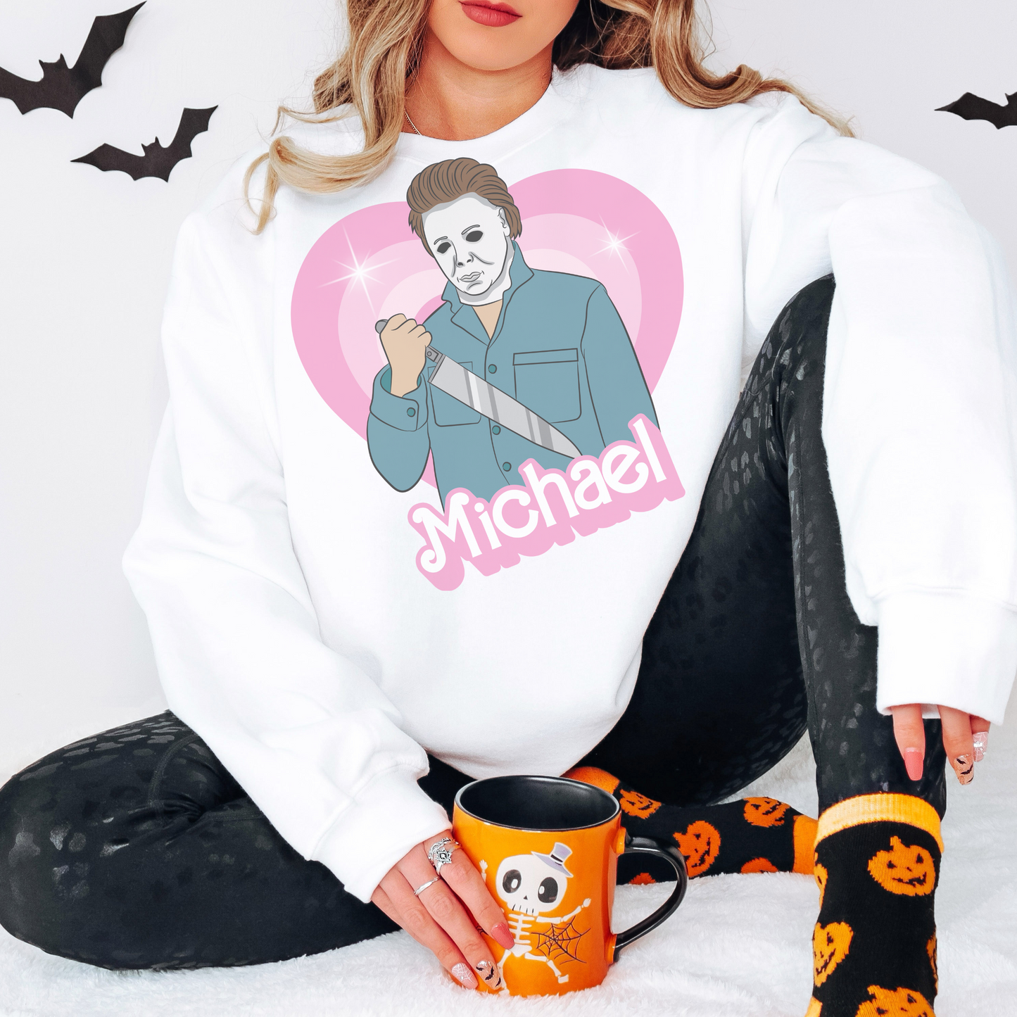 Individual Horror Heart Retro Sweatshirt