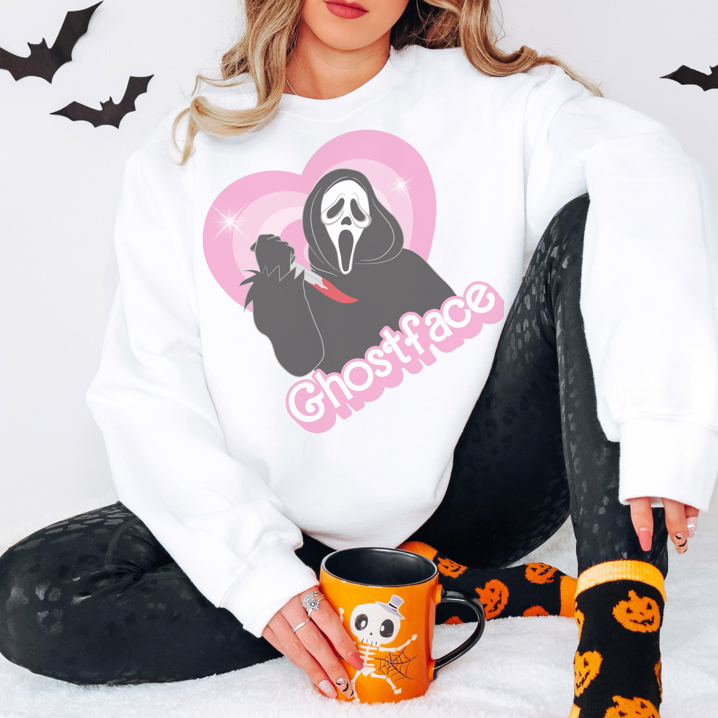Individual Horror Heart Retro Sweatshirt