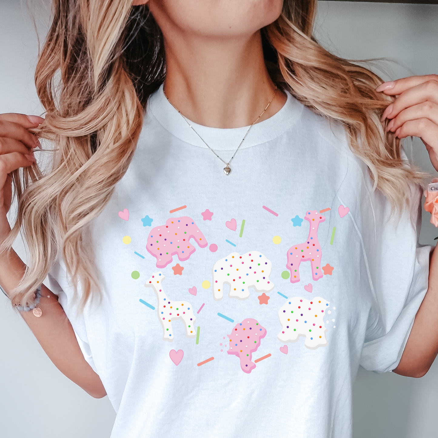 Pink Cookies Retro T Shirt