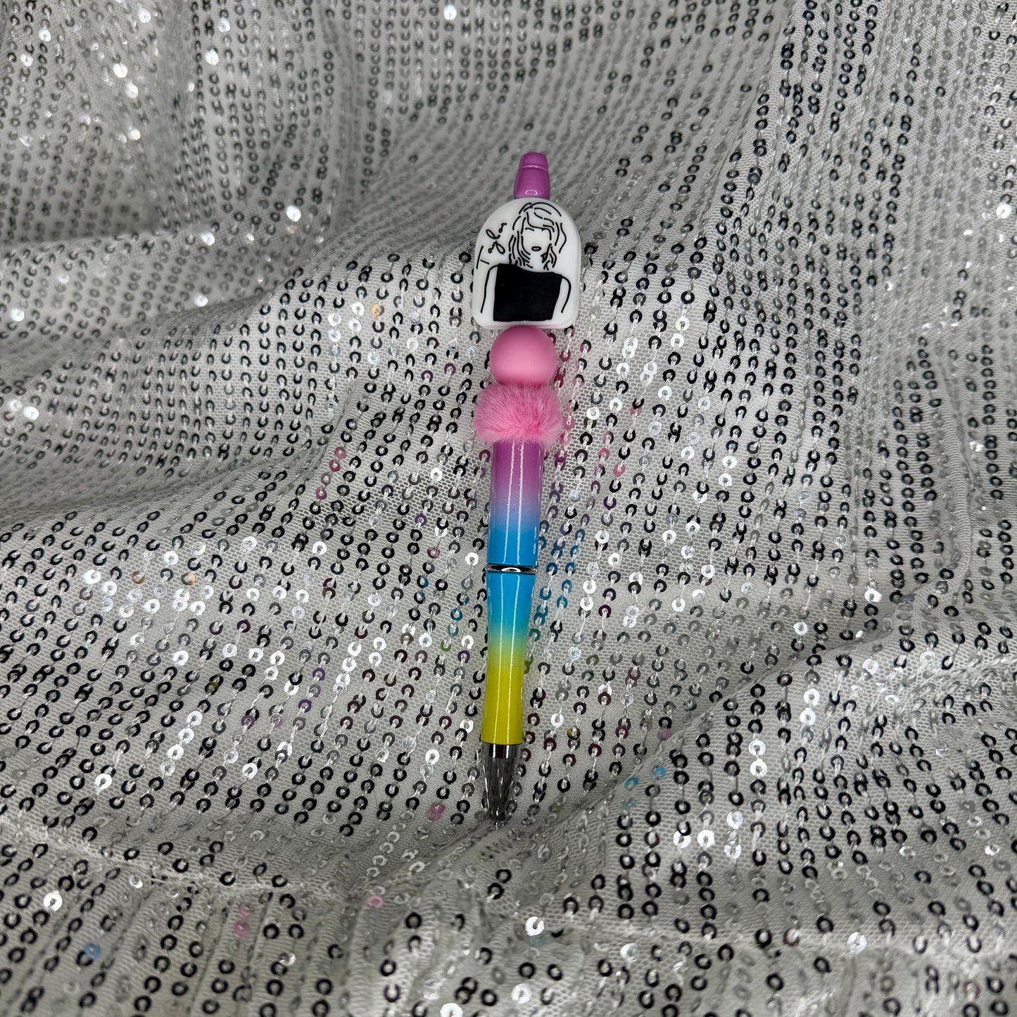Tay Rainbow Beaded Pen