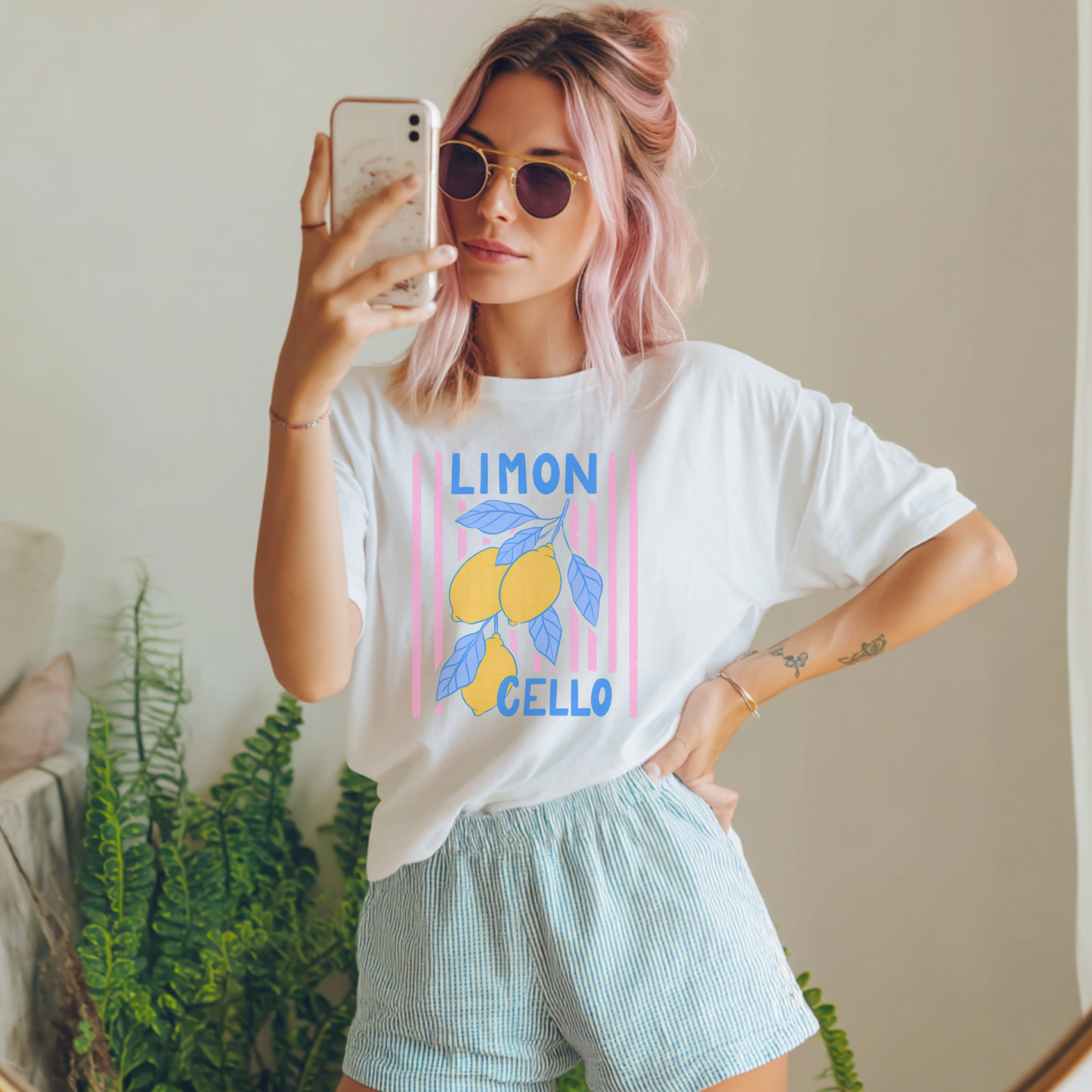 Limon Cello Retro T Shirt or Sweatshirt