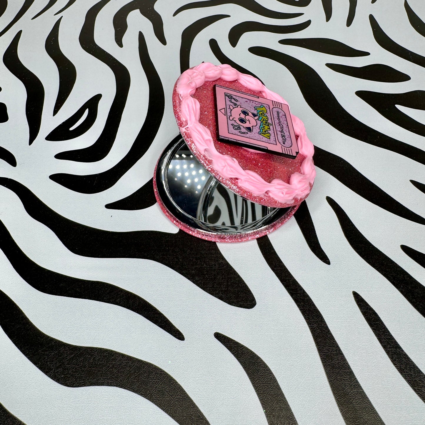 Puff Fake Cake Compact Mirror