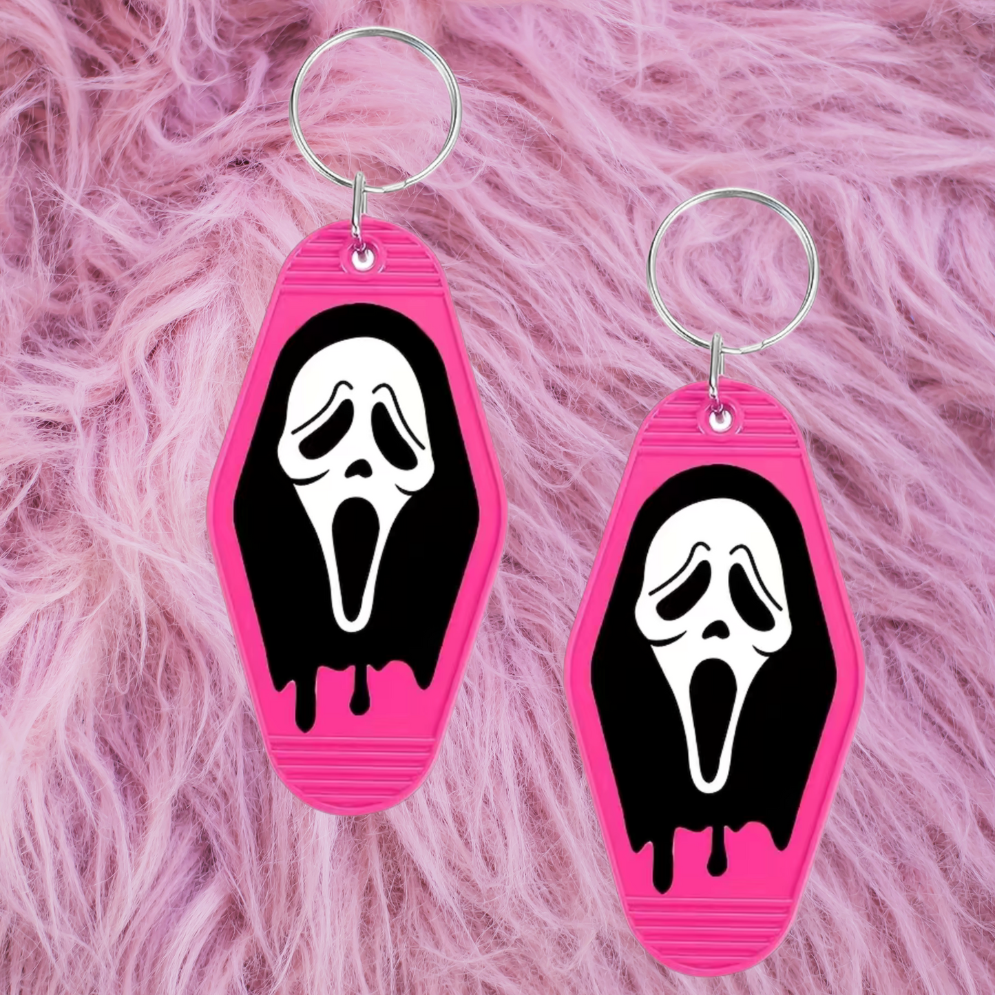 Ghost Motel Keychain