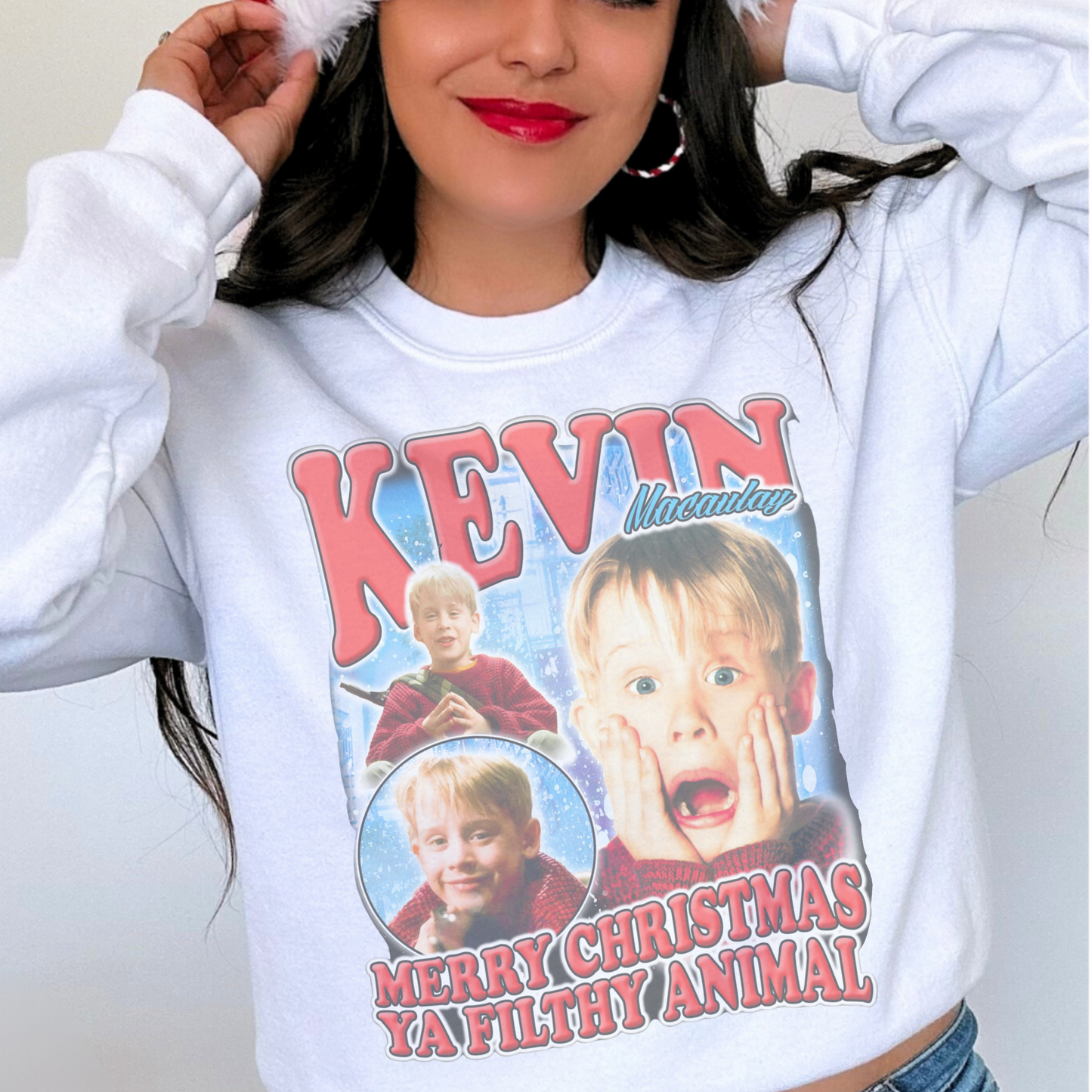 Merry Christmas Retro Sweatshirt or T Shirt