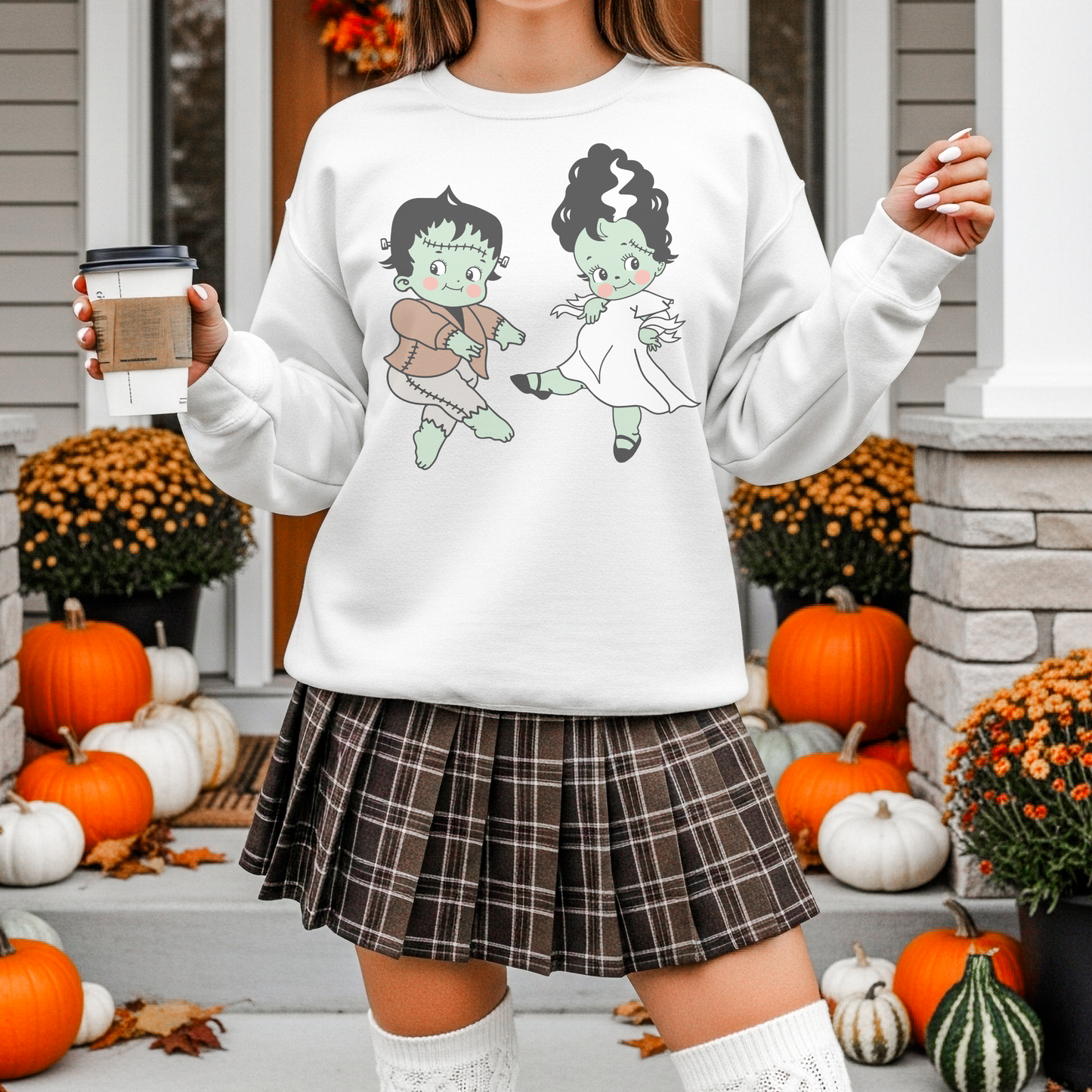 Frankenstein Retro T Shirt or Sweatshirt