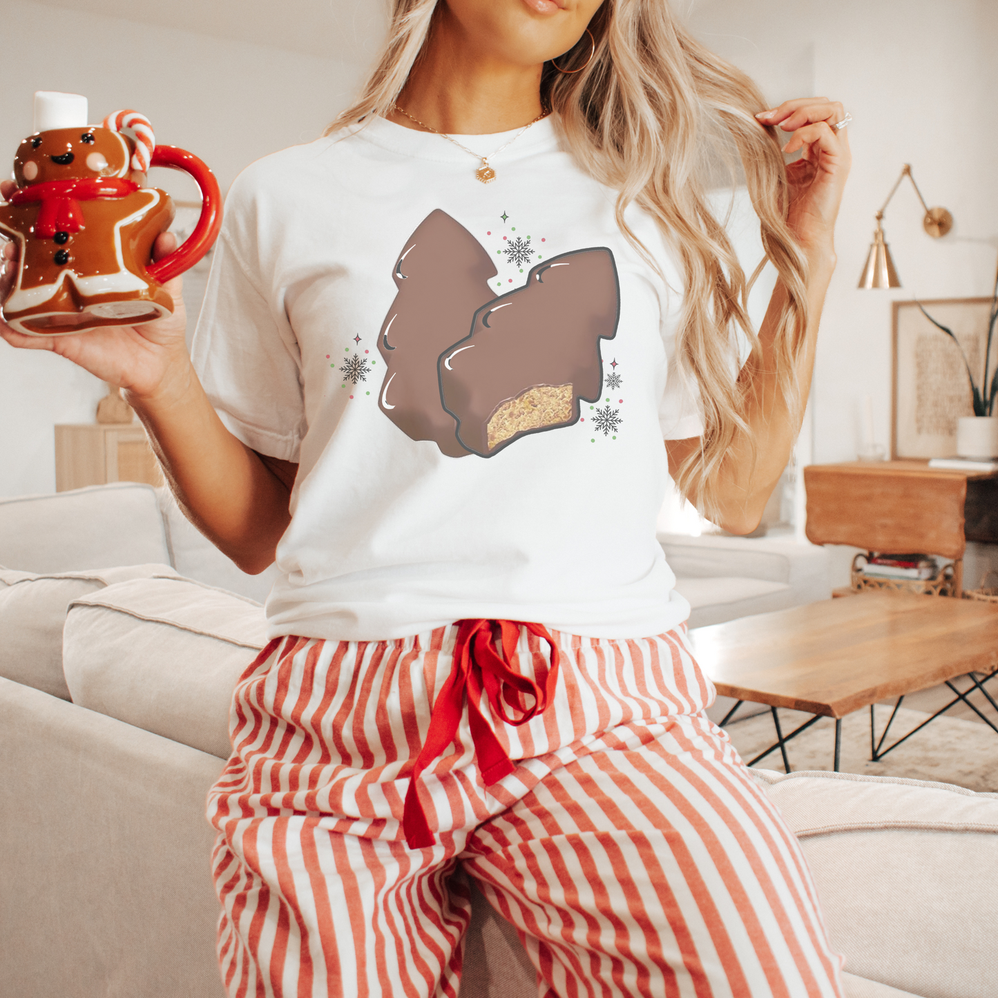 Candy Christmas Tree Retro Sweatshirt or T Shirt