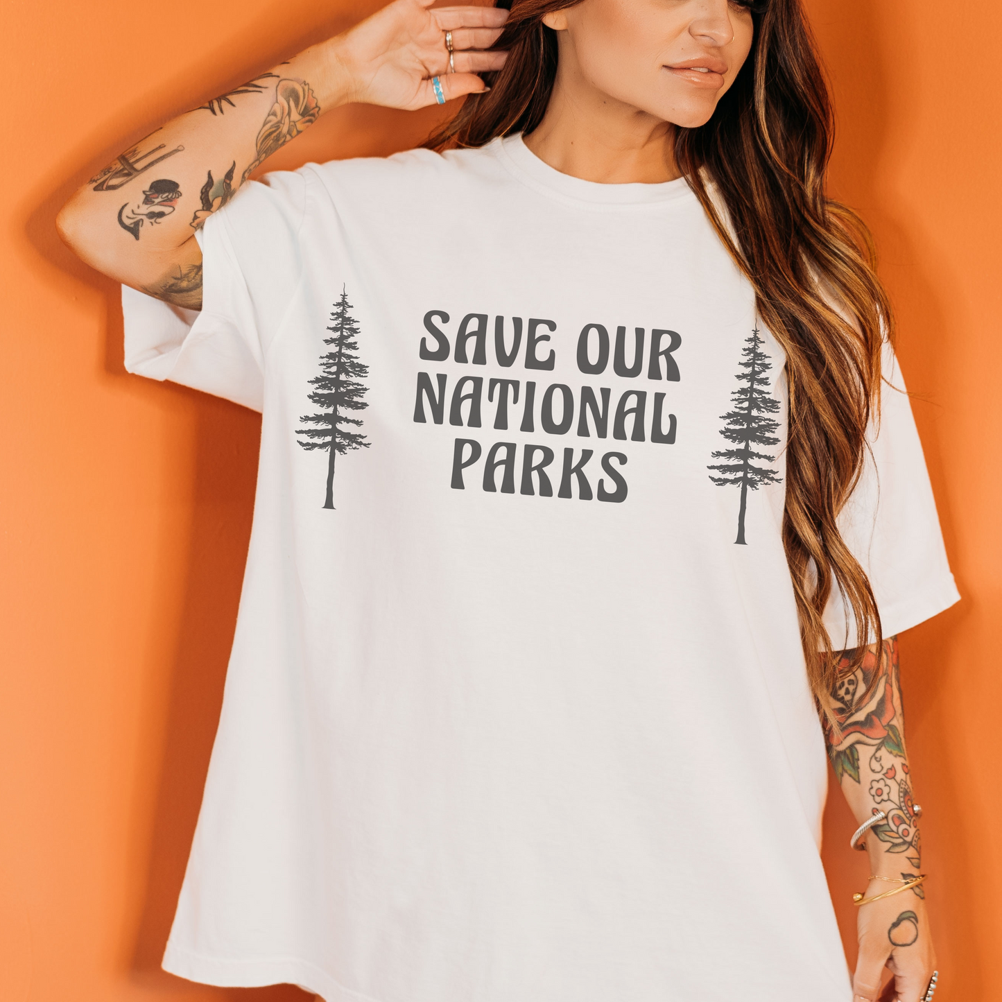 Save Our Parks Retro Sweatshirt or T Shirt