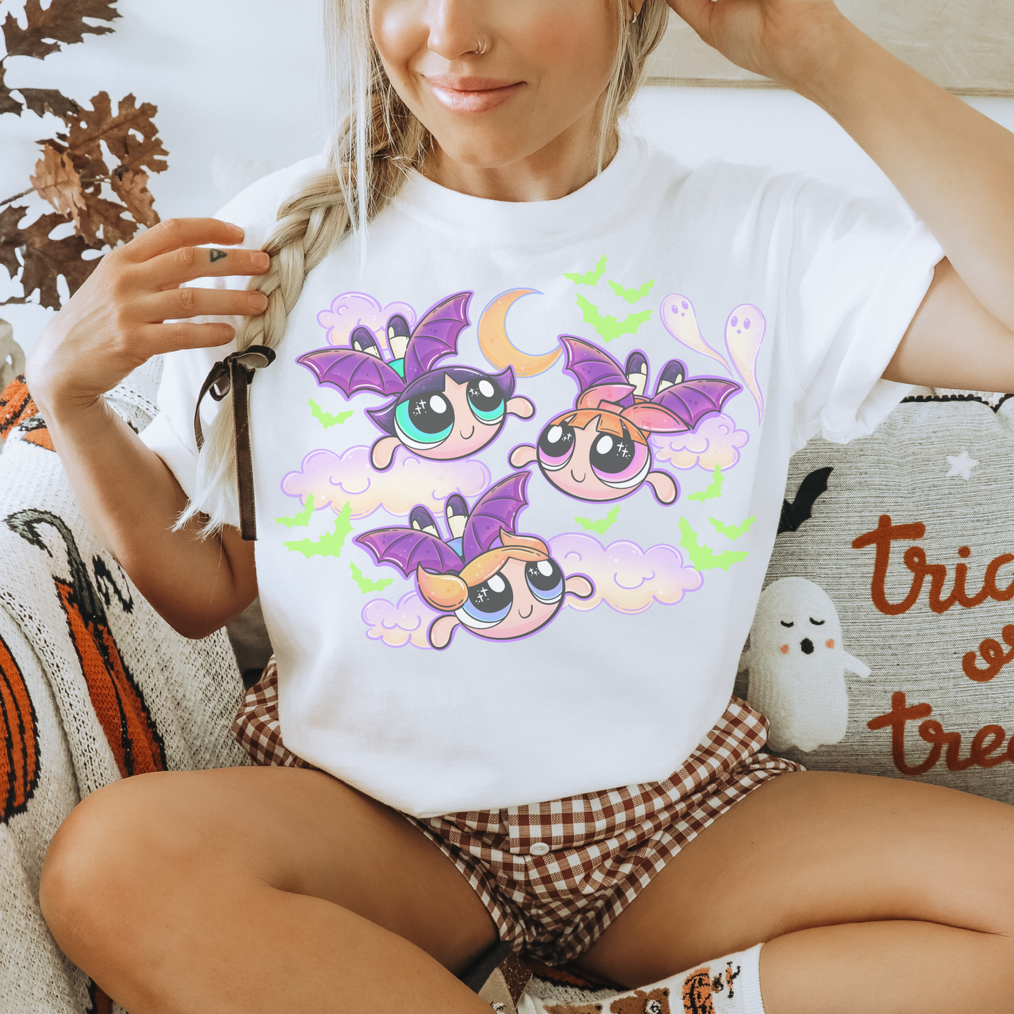Batty Retro T Shirt or Sweatshirt