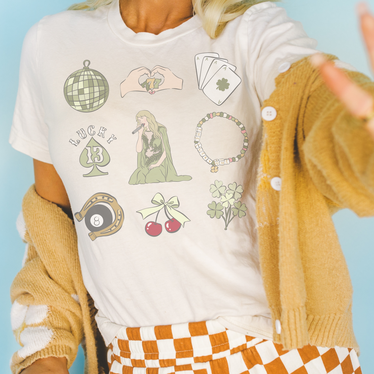 Lucky 13 Retro Sweatshirt or T Shirt