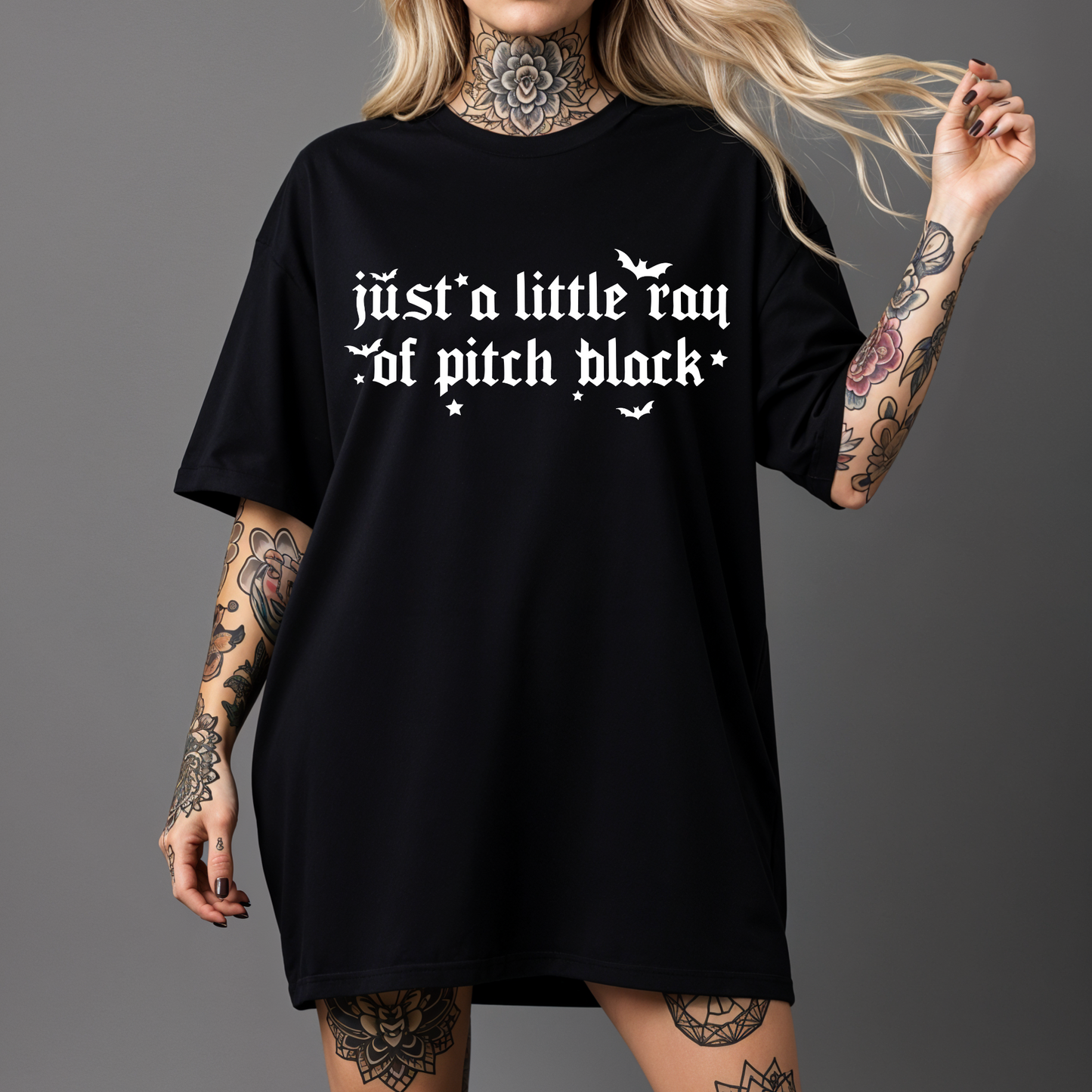 Just A Little Ray Of Pitch Black Halloween Retro T Shirt or Sweatshirt