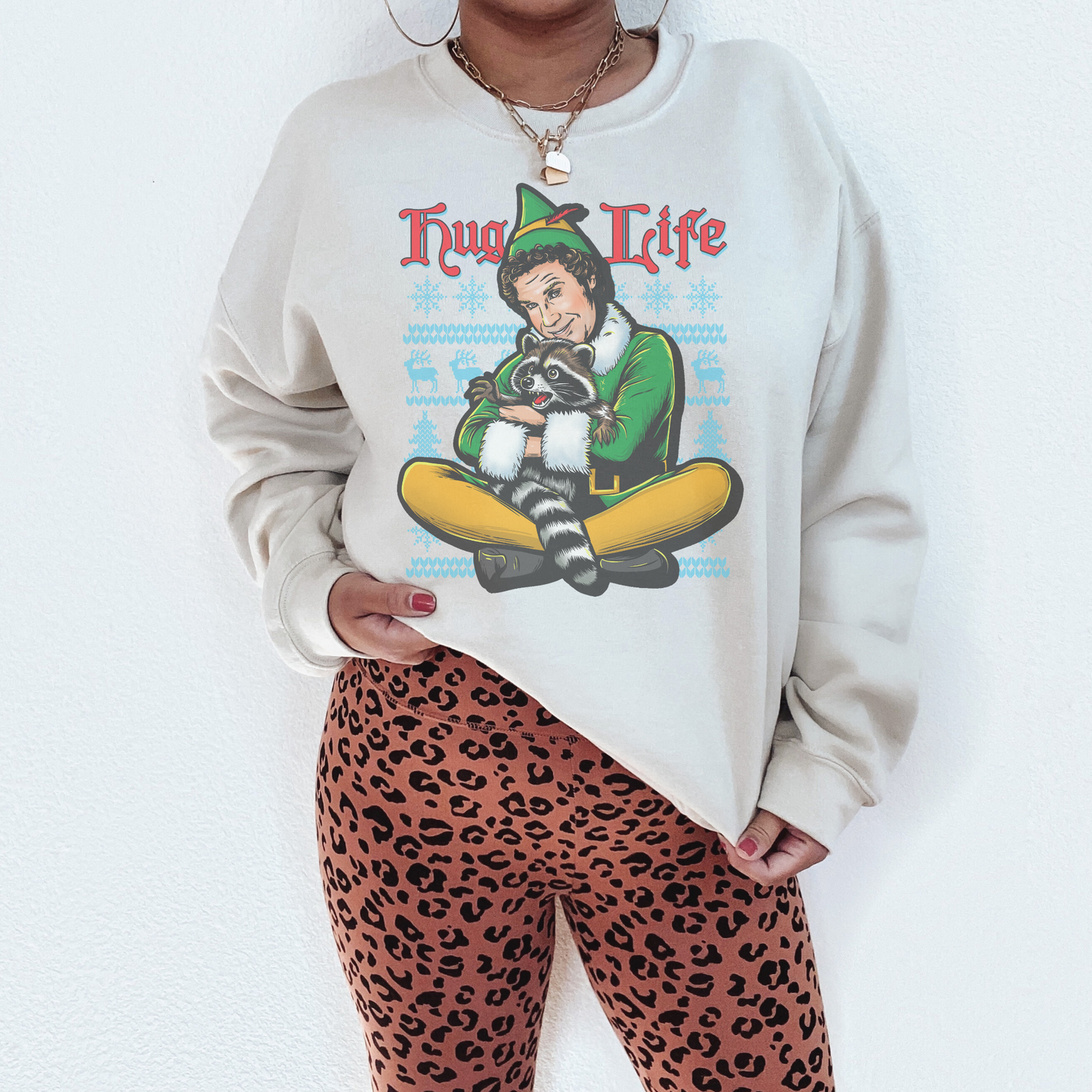 Hug Life Retro Sweatshirt or T Shirt