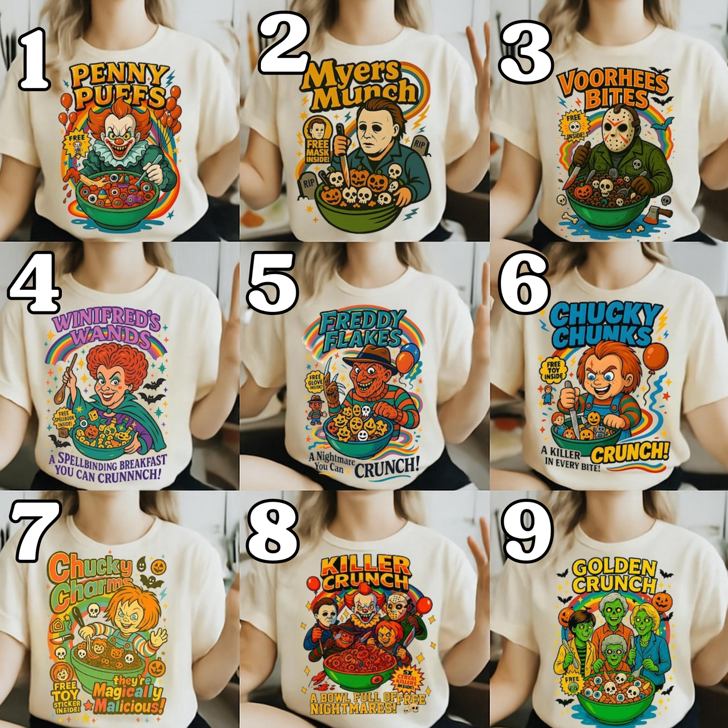 Spooky Cereal Retro T Shirt or Sweatshirt