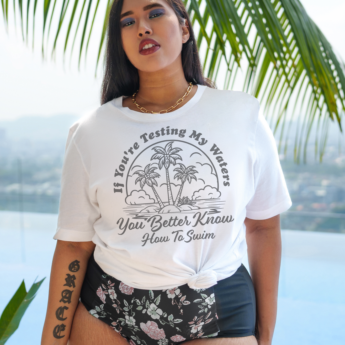 If You're Testing My Waters You Better Know How to Swim Retro Sweatshirt or T Shirt