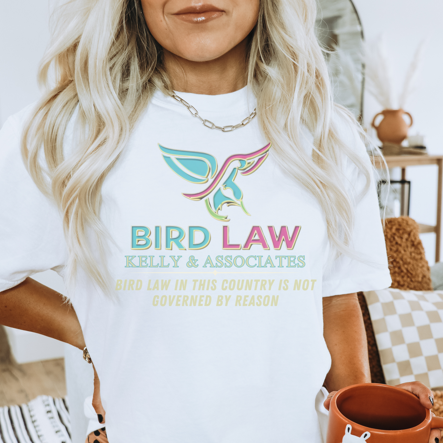 Bird Law Retro Sweatshirt or T Shirt