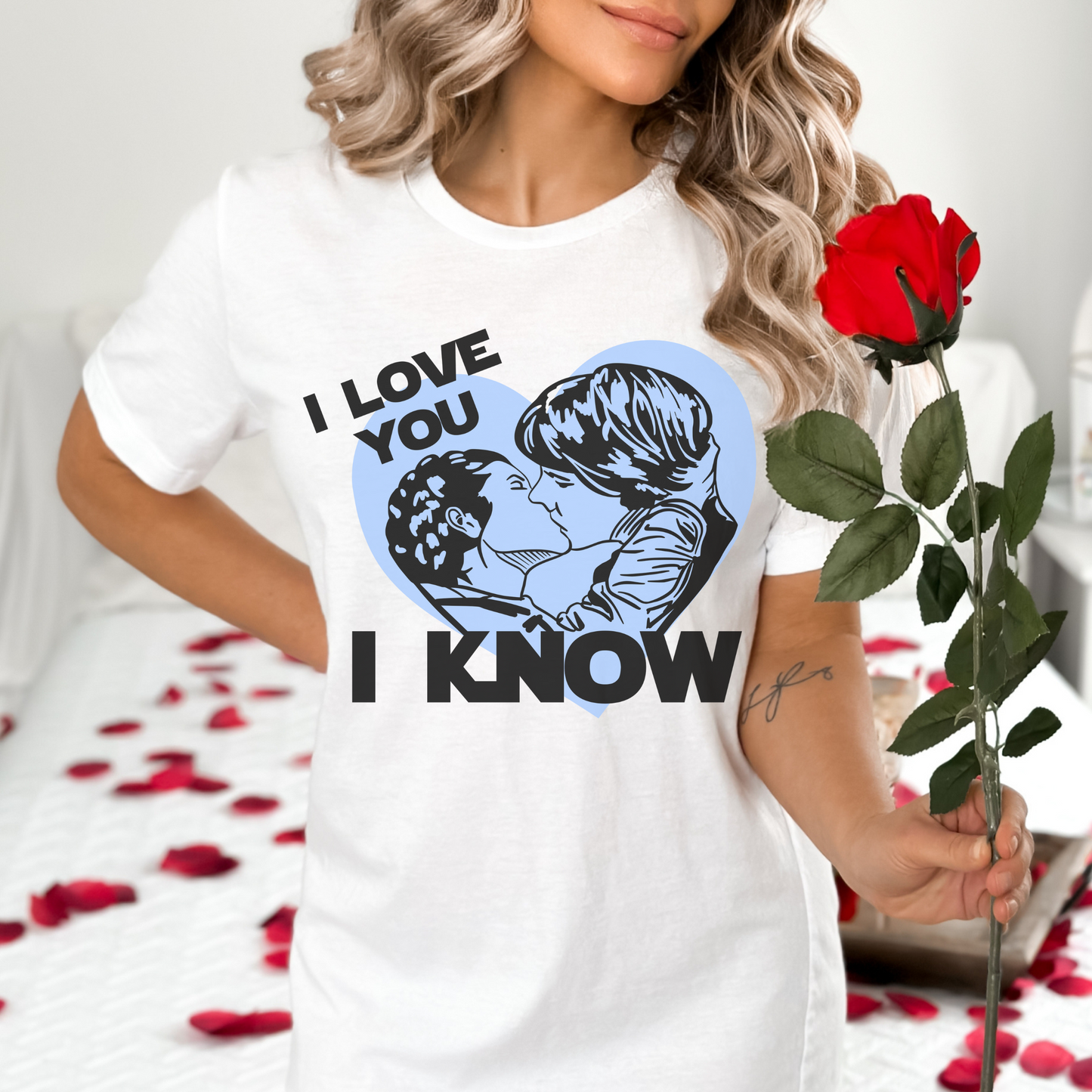 I Love You, I Kow Retro T Shirt