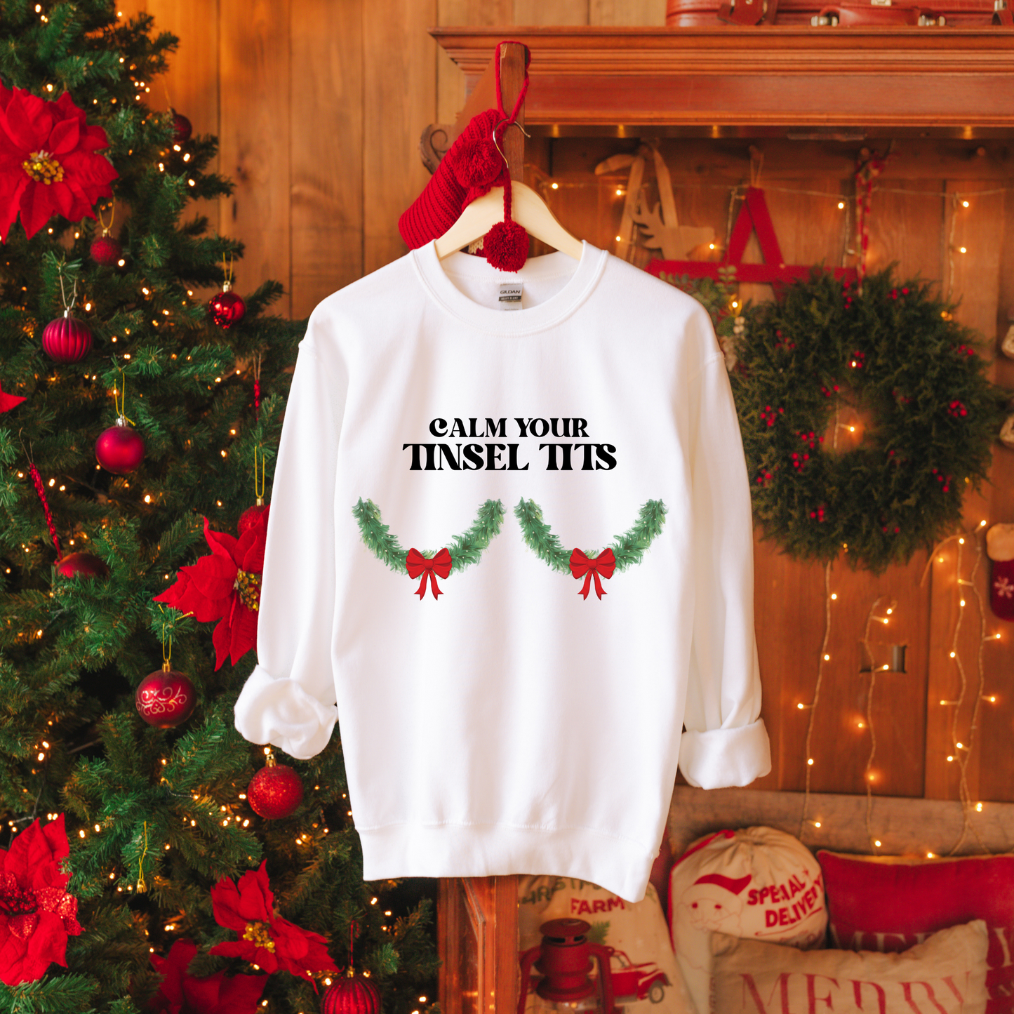 Calm Your Tinsel Tits Sweatshirt