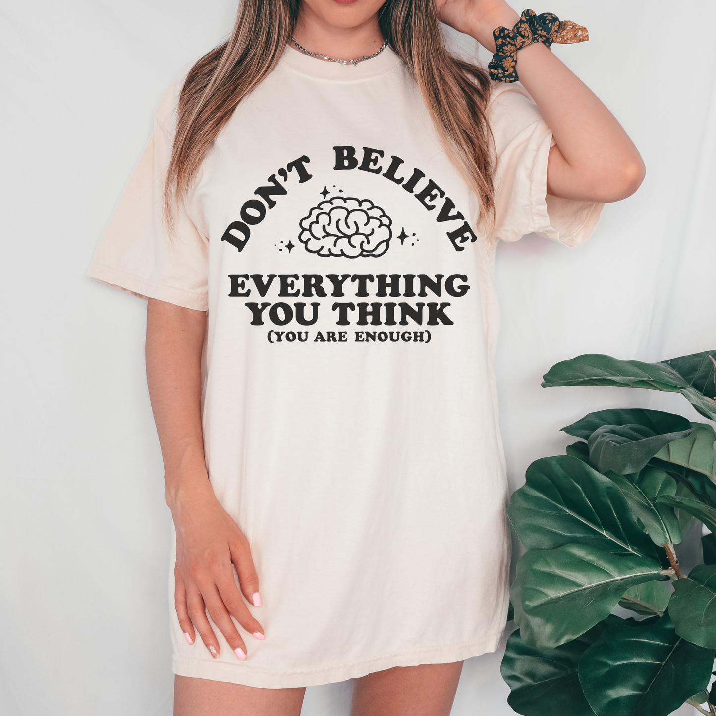 Don't Believe Everything You Think Retro T Shirt