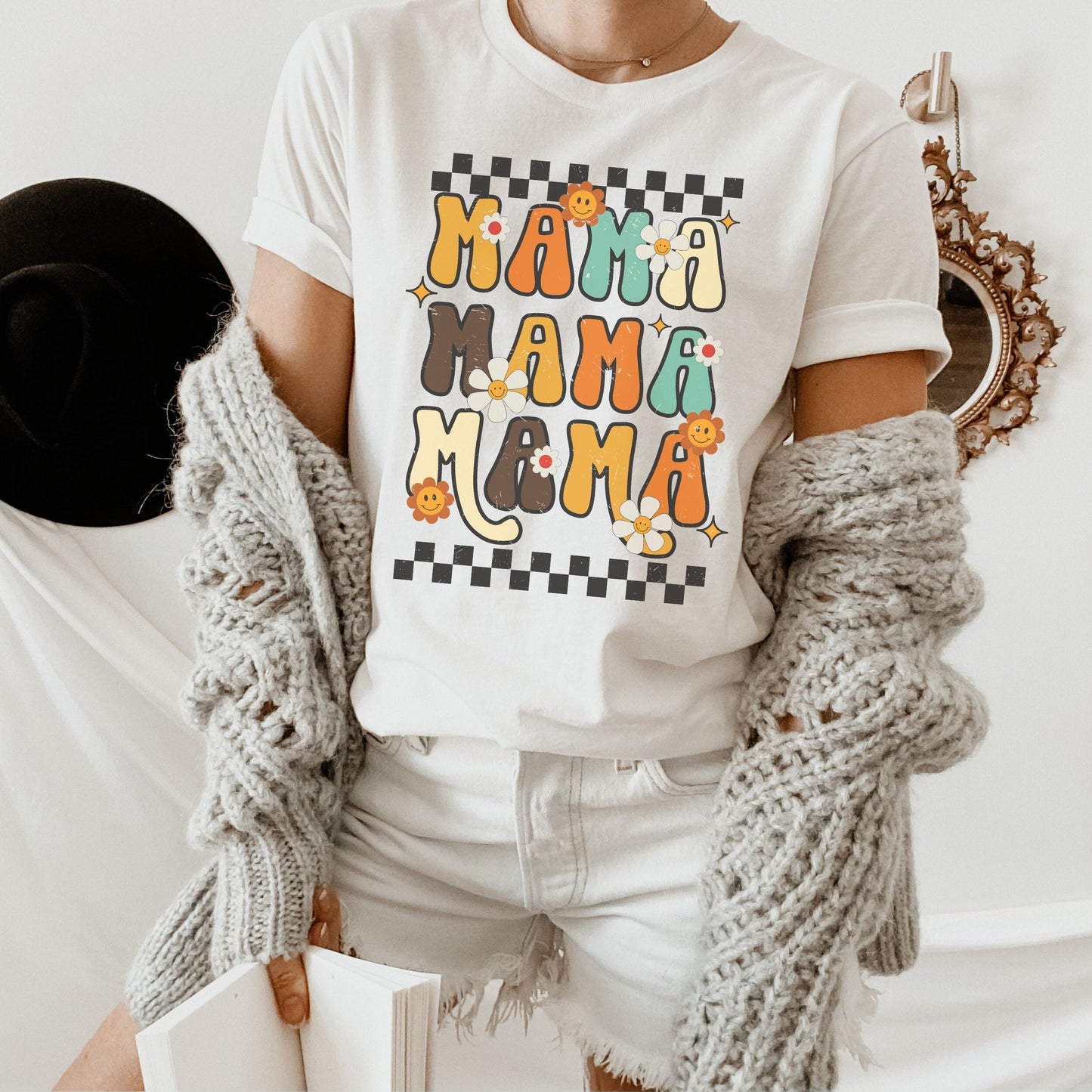 Retro Mama T Shirt