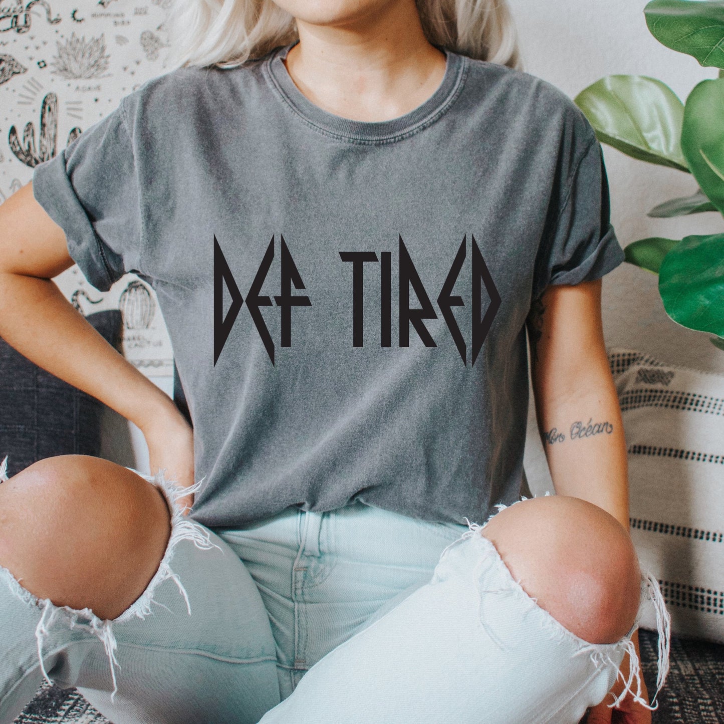 Def Tired | Retro Band T Shirt