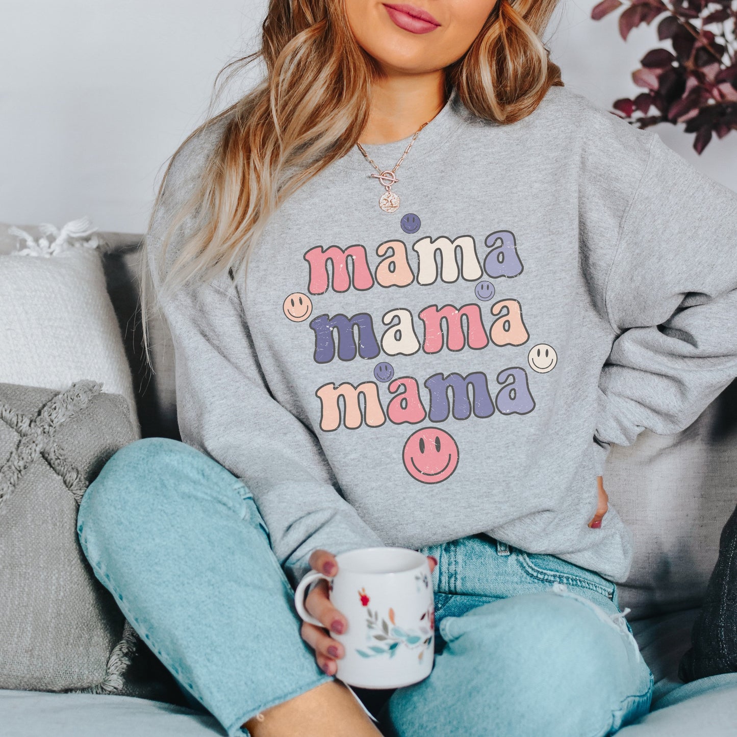 Happy Mama Retro Sweatshirt