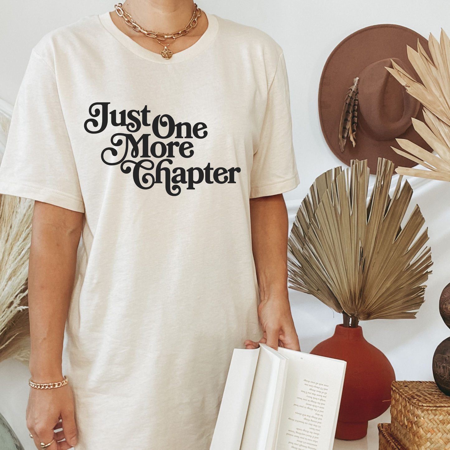 Just One More Chapter Teacher Tee
