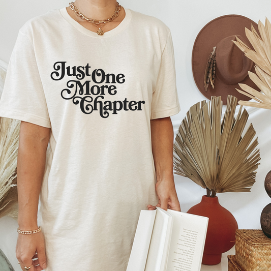 Just One More Chapter Teacher Tee
