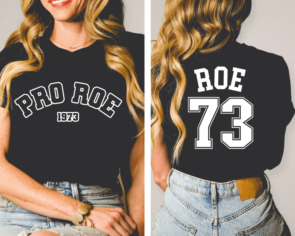 Pro Roe 1973 Varsity Retro T Shirt