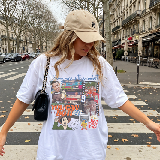 Being Nice Is The Coolest Retro T Shirt or Sweatshirt
