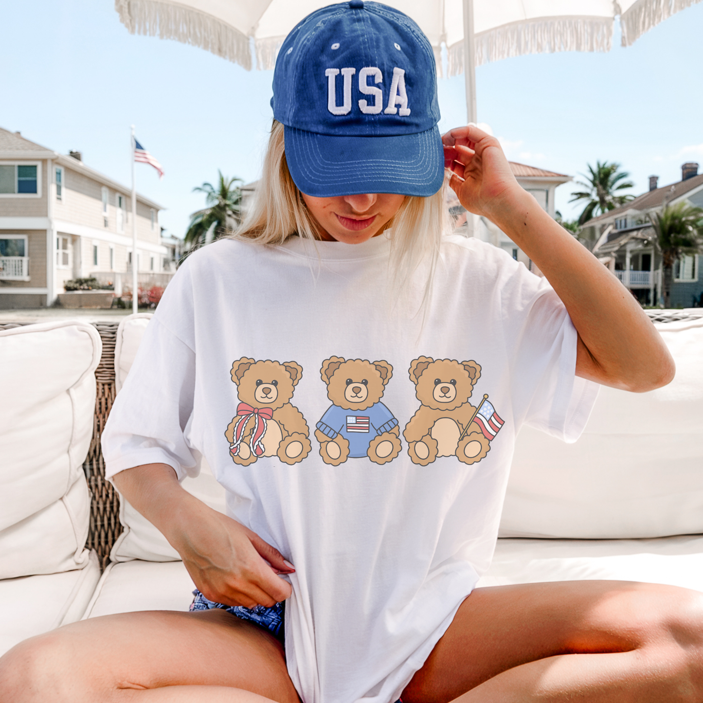 American Bear Retro T Shirt or Sweatshirt