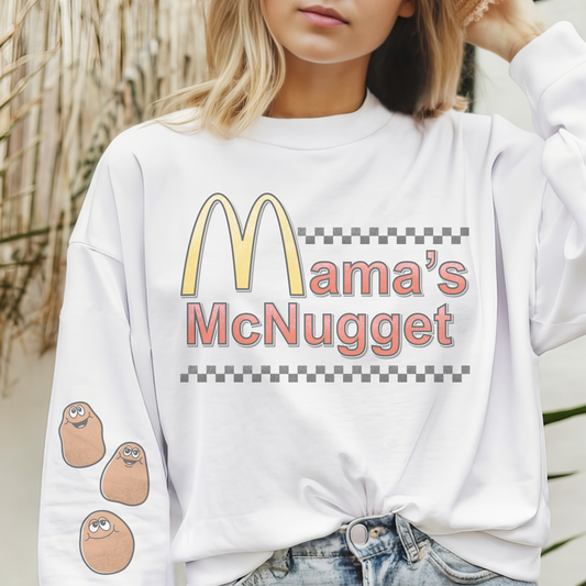 Mamas Nugget Retro Sweatshirt or T Shirt