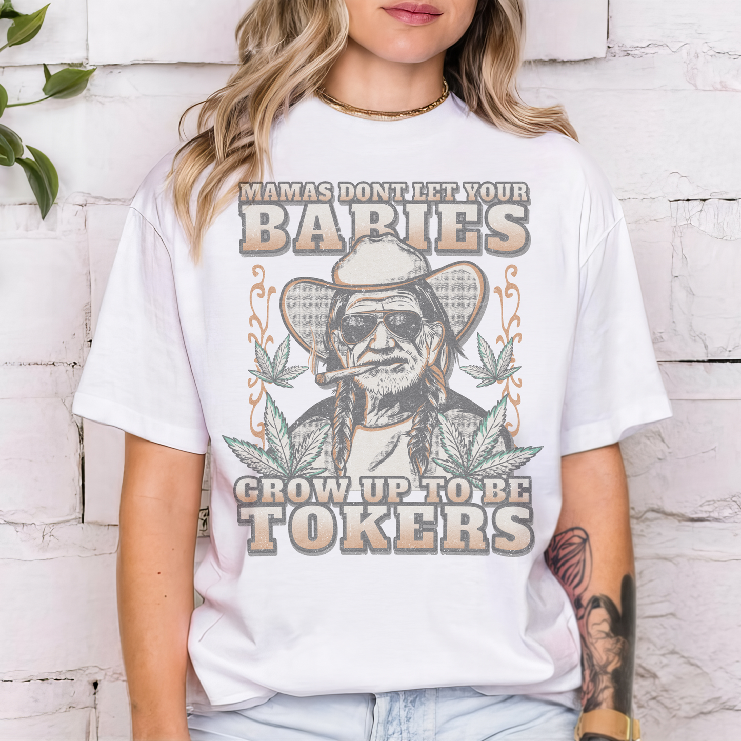 Don't Let Your Babies Grow Up To Be Tokers Retro Sweatshirt or T Shirt