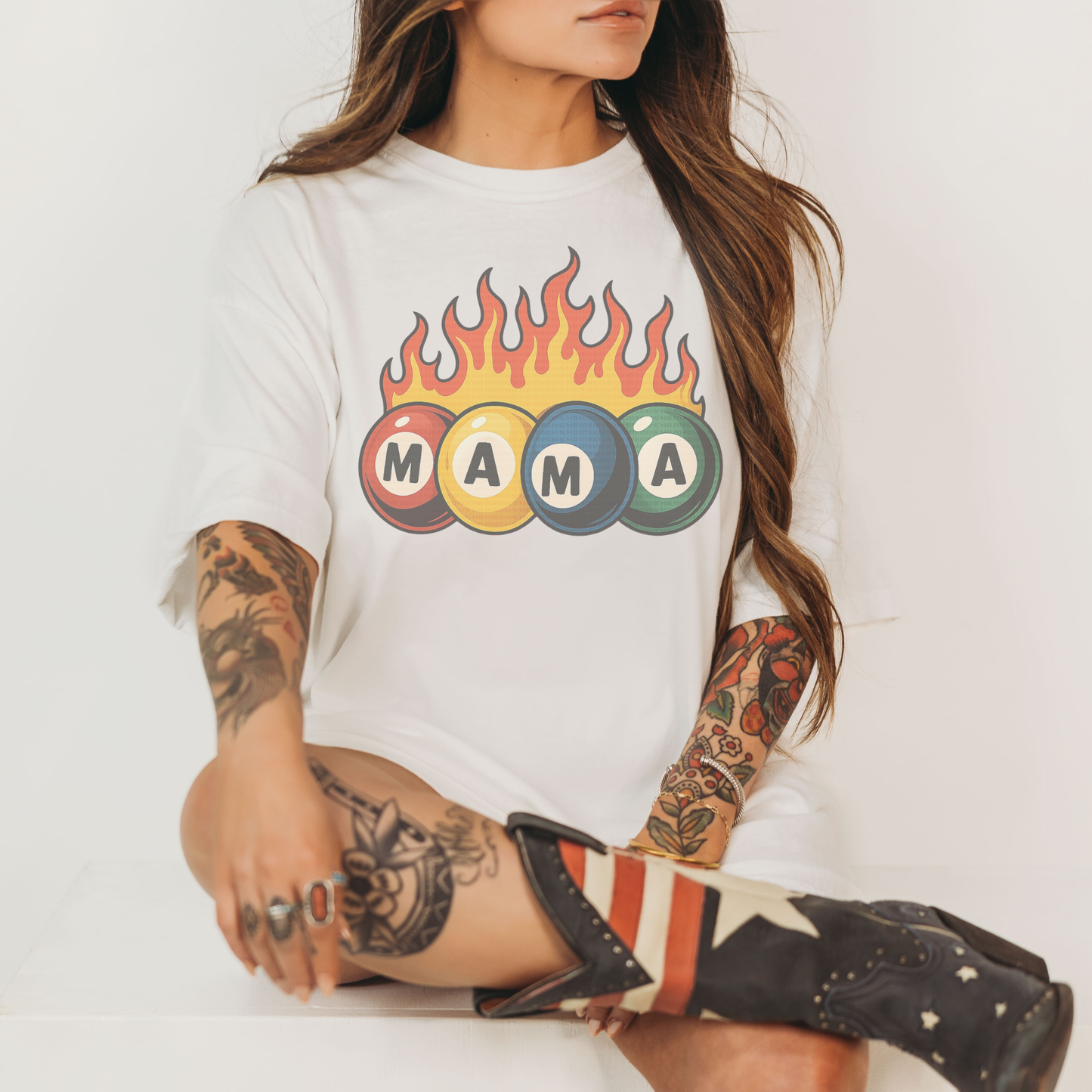 Pool Mama Retro T Shirt or Sweatshirt