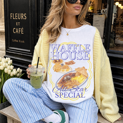 All Star Waffle Retro T Shirt or Sweatshirt
