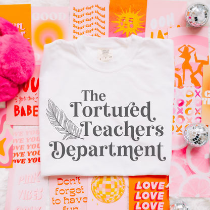 Tortured Teachers Department Retro T Shirt