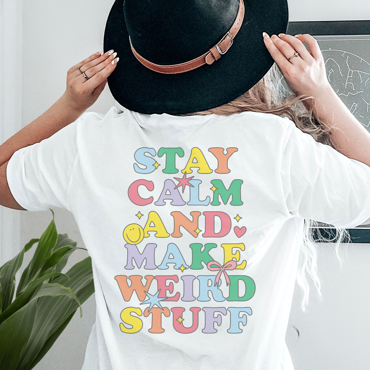 Stay Calm and Make Weird Stuff Retro T Shirt or Sweatshirt