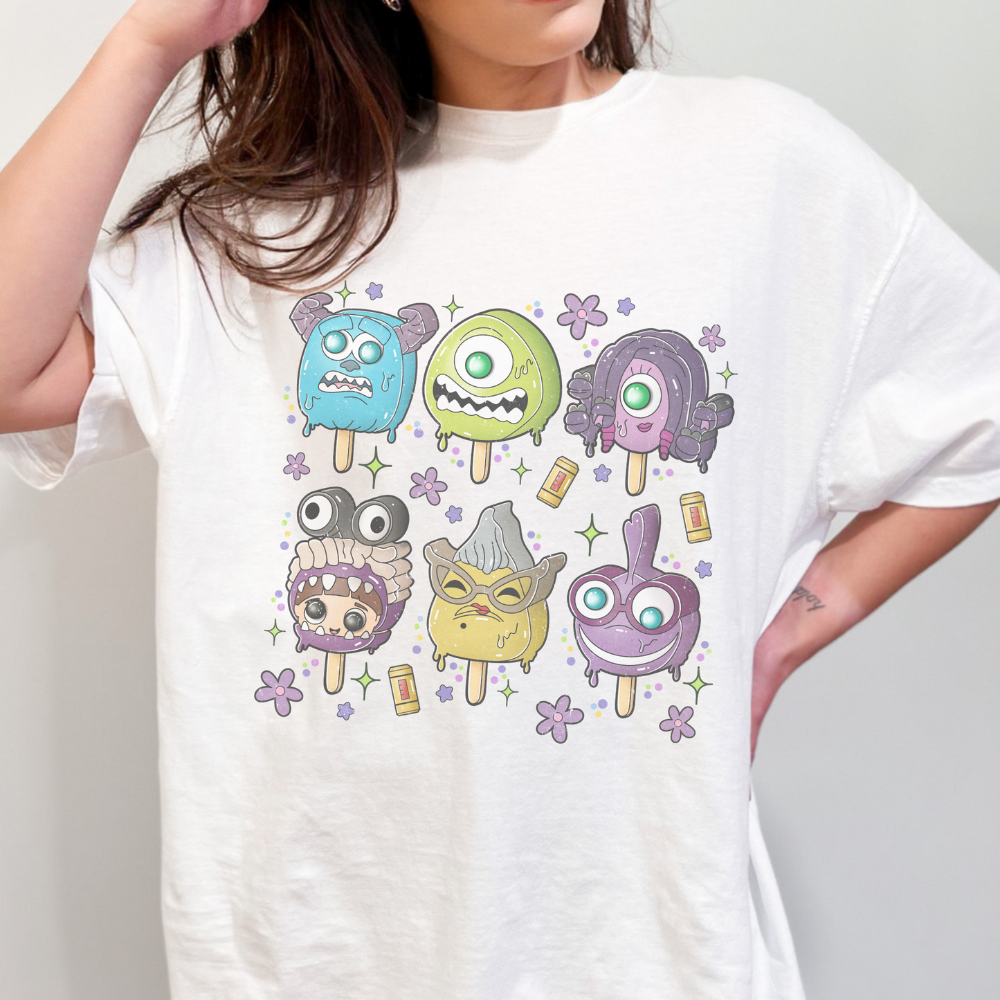 Monsters Popsicles Retro Sweatshirt or T Shirt