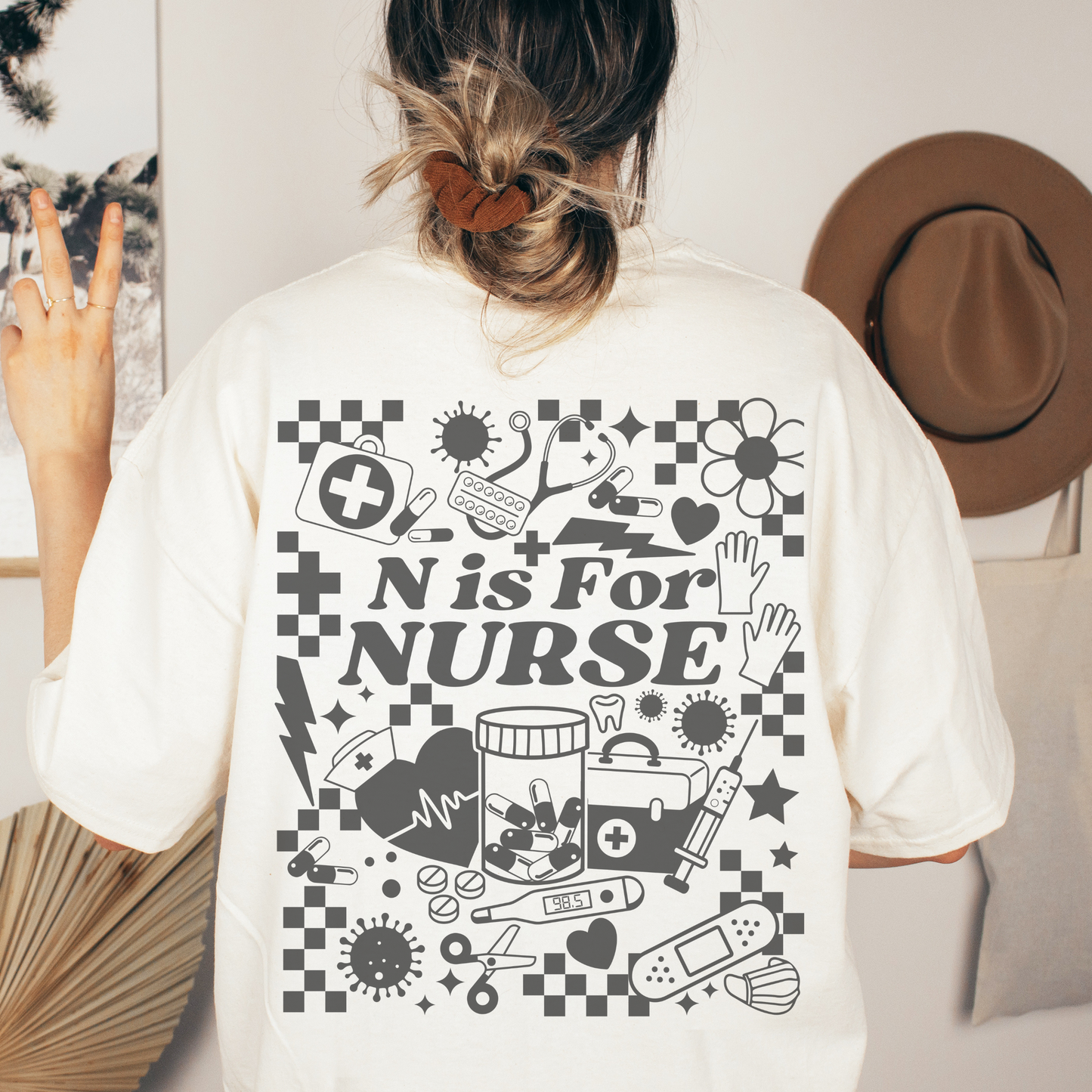 Edmonds Nurse Retro T Shirt or Sweatshirt