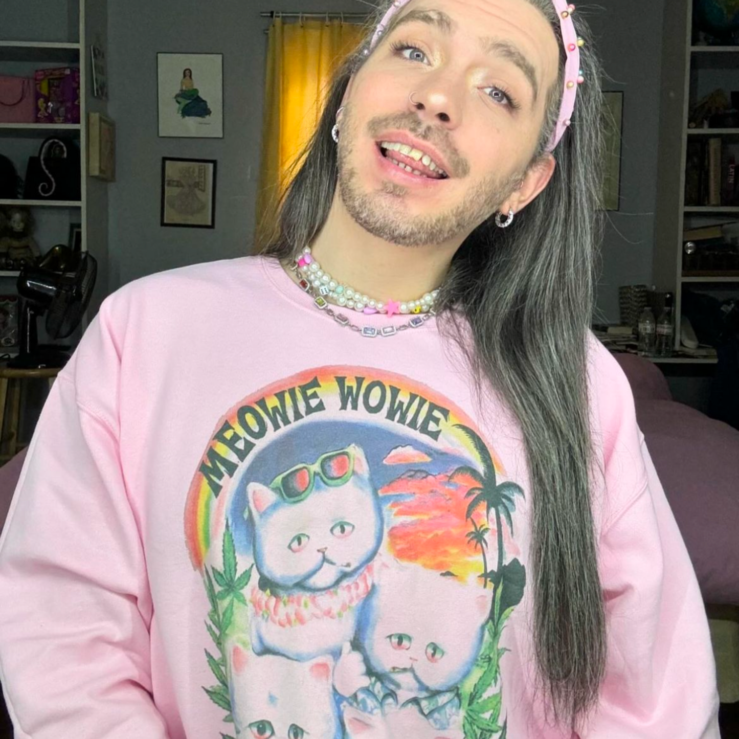 Meowie Retro Sweatshirt