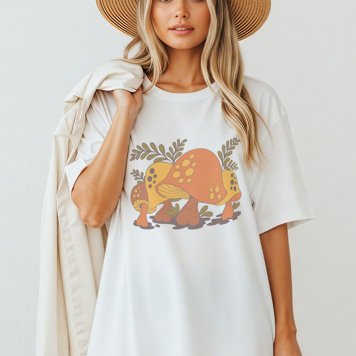 Retro Mushroom T Shirt or Sweatshirt
